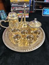 Turkish Ottoman Tughra Tea Set Made In India picture