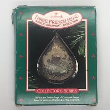Hallmark Three French Hens 1986 Collector Series Christmas Ornament picture