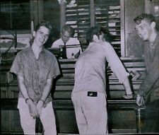 LG867 1959 Wire Photo LAUGH AT BOOKING IN BEATING OF AGED MAN Juvie Delinquents picture