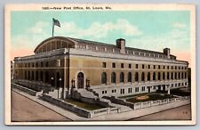 St. Louis Missouri New Post Office c1920s WB UNP Postcard N839 picture
