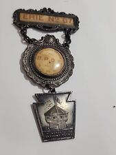 Antique 1907 B.P.O.E. Elks Erie Philadelphia No. 67  Medal Badge Pin JRR2 picture