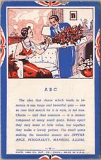 Vintage 1940 Horoscope Romance Fortune Comic / Exhibit Supply Card 