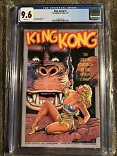 Fantagraphic Comic King Kong 1 ‘91 CGC 9.6 NM Dave Stevens GGA Cover UNPRESSED🔥 picture