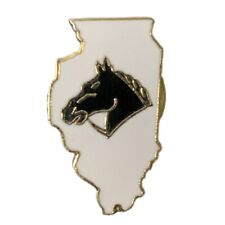 Vintage Illinois Horse Travel Souvenir Pin picture