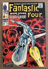 Fantastic Four #72 1968 VF/VF+ Silver Age Marvel Comics Silver Surfer Galactus picture