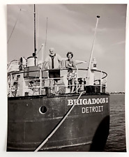 1971 Detroit Michigan Brigadoon II Ship Boat Dr John Thomson Vintage Press Photo picture