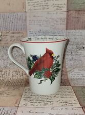 Rare Mug • Beautiful Holly Cardinal by PORTMEIRION Disc. Pattern  picture