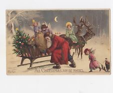 Rare Mailick HTL Santa Vintage Postcard picture