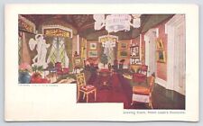 W R Hearst~c1904~Drawing Room~Helen Goulds Residence~Statues & Interior~1898~Vtg picture