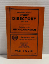 University of Michigan Student Directory 1947-1948 picture