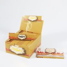 50 Packs Moon Unbleached Rolling Papers King Size Slim 108*45mm Cigarette Paper picture