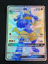 Pokémon Lucario GX 210 Full Art Ultra Rare Card SV64  Sv94 hidden fates picture