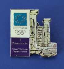 OLYMPICS ATHENS PIN 2004 Collectable featuring Panasonic - BRAND NEW picture