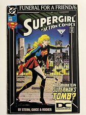 DC LOGO Supergirl #686 Funeral For  A Friend/6 RARE DC Logo 🔥 2nd Print 👀 picture
