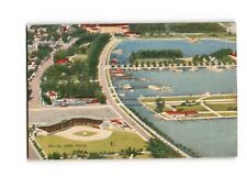 Vintage 1957 Postcard Al Lang Field St. Petersburg FL - Baseball Spring Training picture