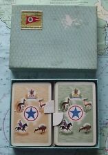 Twin Box c1960 Blue Star Steamship Line Playing Cards picture