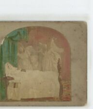 The Last Prayer Spirit Ghost Apparition Genre Stereoview picture