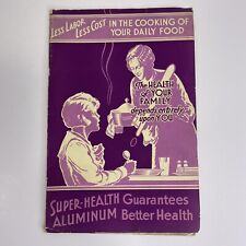 Antique 1930s Super Health Aluminum Guarantees Better Health Product Guide picture