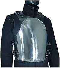 Armor Medieval Merc Steel Cuirass Breast Plate Body Armor Silver One Size picture