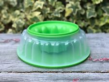 Tupperware Large Gelatin Jello Jel-Ring Mold 6 Cup Green 3pcs. New picture