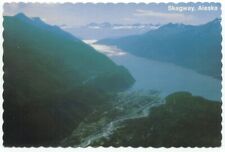 Skagway AK and Lynn Canal Aerial View Postcard - Alaska picture