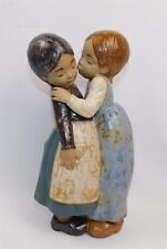 Lladro Figurine THE LITTLE KISS # 2086 Gres Retired Mint picture