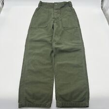 VTG 1976 Mens OG-107 US Army Cotton Utility Trousers Pants 25x26.5