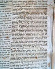 Mormons Moromism Leader Joseph Smith as Presidential Candidate 1844 Newspaper picture