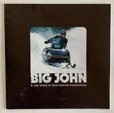 Vintage Original 1975 John Deere BIG JOHN Snowmobiles Dealer OEM Sales Brochure picture