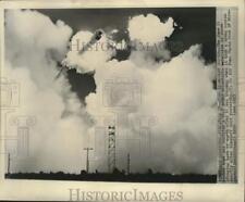 1959 Press Photo Juno II Rocket Explosion over Cape Canaveral, Florida picture