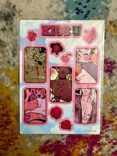 Babs Tarr KISS U 5x7 Sticker Sheet picture