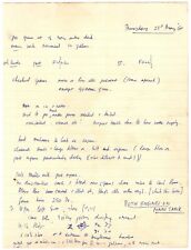 Autograph Manuscript Handwritten by Francis Crick - Nearly 175 Words in His Hand picture