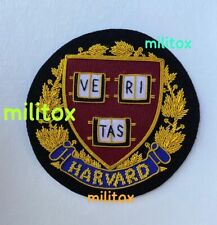 Harvard Elegance Iconic Harvard University Hand embroidered Blazer Badge picture