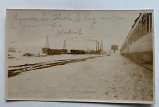 1908 RR Postcard  Railyards RR Train Cars Towers tracks Sacramento CA postmark picture