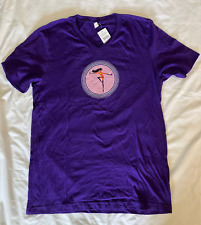 Incredibles Violet Pixar Studio Store Exclusive Purple V Neck T-Shirt Size L NEW picture