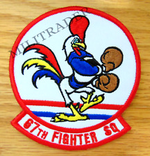 USAF 67th Fighter Squadron (Sqn) Fighting Cocks Patch picture