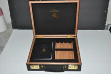 Winston Churchill Late Hour Travel Briefcase Travel Humidor + ASHTRAY picture