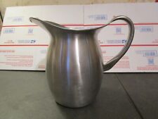 Vollrath 9” Stainless Steel Pitcher US Navy M.D. U.S.N. Ship’s Galley picture