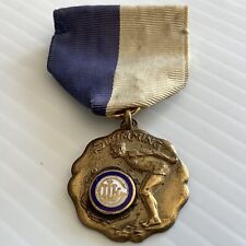 Vintage WM Schridde Chicago Swimming Medal Pin 1