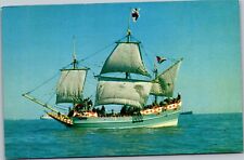 Postcard VA Jamestown Festival Replica of Susan-Constant ship picture