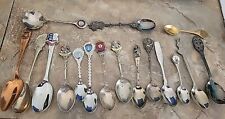 Lot of 16 Vintage Souvenir Collectible Spoons picture