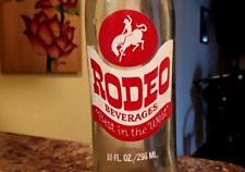 Vintage 1976 RODEO BEVERAGES SODA 10 oz BOTTLE New Richmond WISCONSIN no reserve picture