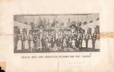 Honolulu HI Antique 1913 Paper Flyer Dillon King & Players Theater Pre State *P1 picture