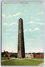 Boston MA-Massachusetts, Bunker Hill Monument, Antique, Vintage Post Card picture