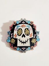 Disney Parks Coco Sugar Skull Day of the Dead Guitar Flowers Disney Trading Pin  picture