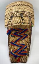Native American Indian Basket Cradleboard Baby Carrier picture