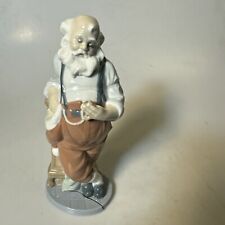 Lladro Figurine SANTA'S BUSIEST HOUR SANTA CLAUS WITH CLOCK #5711 Retired picture