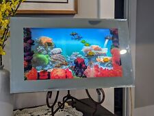 Vintage Large Ocean Underwater Framed Moving Lighted Fish Picture -Rare 12