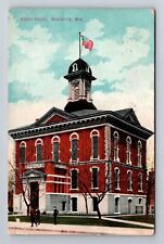 Marinette WI-Wisconsin, Court House, Antique, Vintage c1908 Souvenir Postcard picture