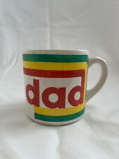 Dad Coffee Mug Father's Day Vintage '70s Retro Boho Recycled Paper Products RARE picture